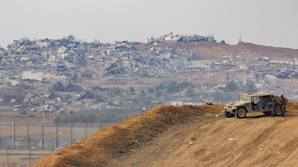 IDF at Gaza Border Fence