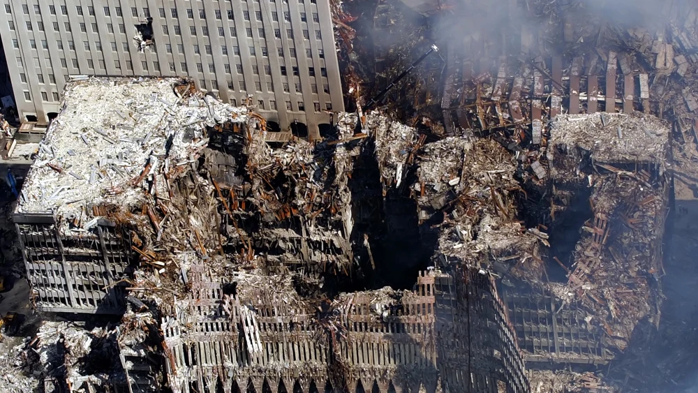 Remains of World Trade Center 9/11