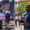 Democratic candidates for the U.S. Senate from the state of Georgia Jon Ossoff (left) and Rev. Raphael Warnock. Source: Facebook.