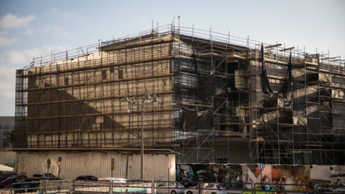 View of the construction on the new Museum of Tolerance in the city center of Jerusalem, on December 18, 2018. Photo by Hadas Parush/Flash90.