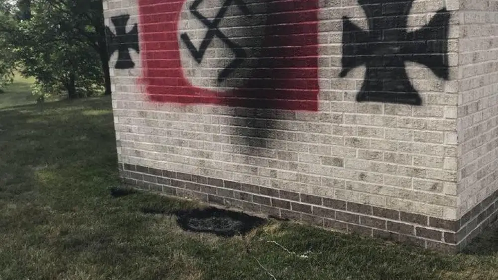 Swastika in Carmel, Indiana