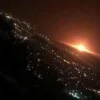 An explosion at the Parchin complex near Tehran on June 26, 2020. Credit: Tasnim News Agency.