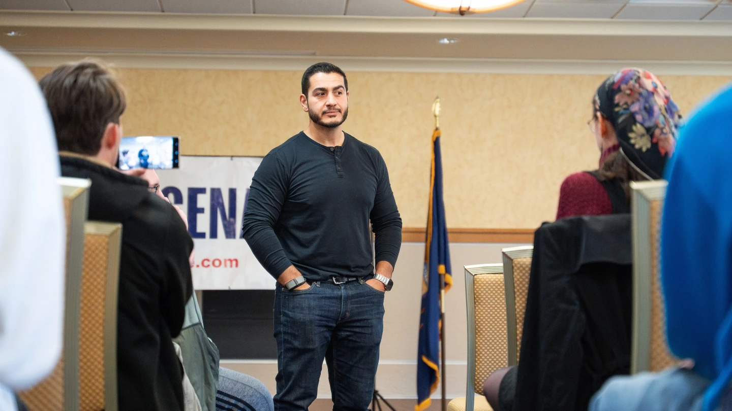 El-Sayed leads former GOP congressman by seven points in new poll