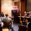 Sen. Ben Cardin (D-Md.) speaks at the Jewish American Heritage Month Congressional Breakfast on April 27, 2023. Photo by Dillon Meyer.