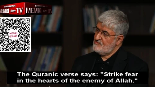 Former Iranian Parliament member Ali Motahhari said in an April 24, 2022 interview on the Islamic Republic’s “ISCA News” that when Iran began developing its nuclear program, the goal was to build a nuclear bomb. Credit: MEMRI.