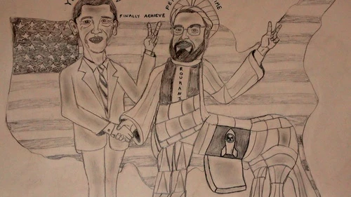 A cartoon by Nathan Moskowitz.