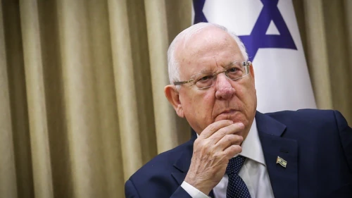 Israeli President Reuven Rivlin in Jerusalem on Jan. 6, 2020. Photo by Flash90.