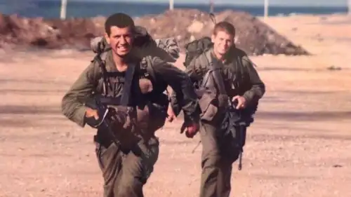 IDF Lt. Col. Mahmoud Khir al-Din, when he was a soldier in the Paratroopers Brigade. Credit: Israel Defense Forces.