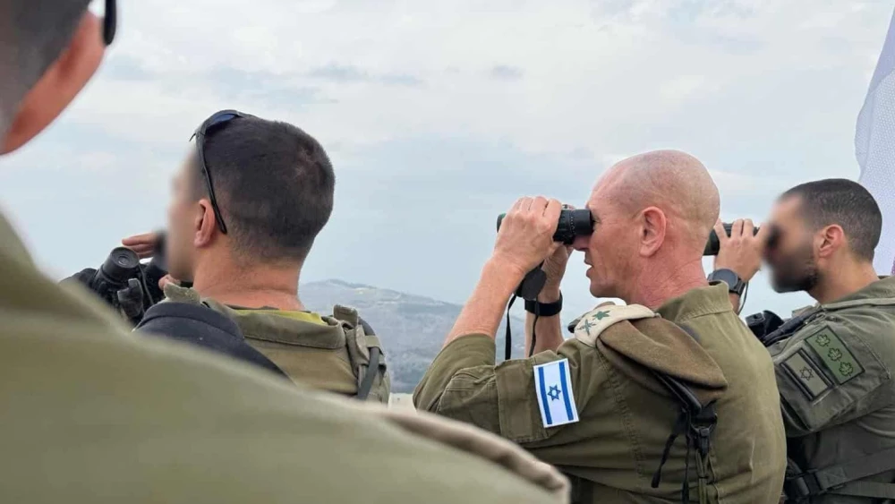 Israel Defense Forces OC Northern Command Maj. Gen. Rafi Milo during a visit to the Lebanese border, November 2025. Credit: IDF.