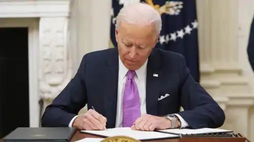 U.S. President Joe Biden relaunches the White House Office of Faith-Based and Neighborhood Partnerships, Feb. 15, 2021. Source: Twitter.