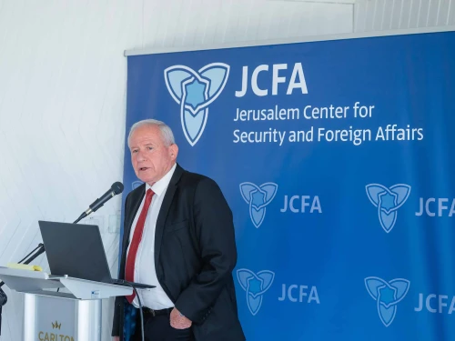Israeli Minister of Agriculture and Food Security Avi Dichter. Credit: JCFA, November 5, 2025.