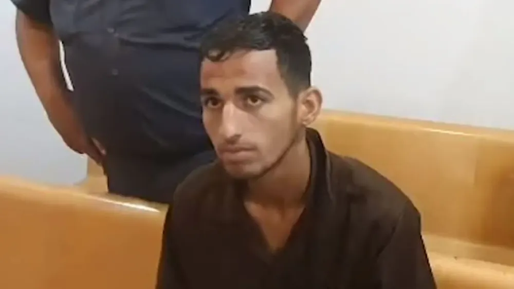Mohammad Maslah, 21, in the Haifa District Court, Aug. 19, 2019. Credit: Screenshot.