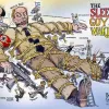 An anti-Semitic illustration on "The Untold History" Facebook page. Credit: Facebook.