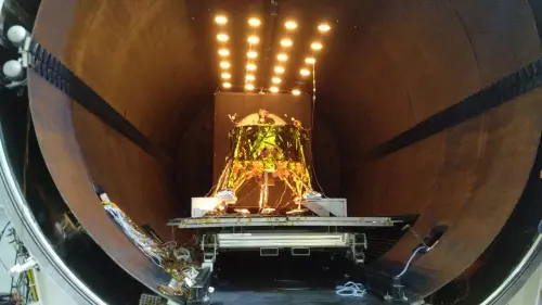 Israel will send a time capsule along with an Israeli spacecraft on the Jewish state’s first mission to the moon, expected to launch on Feb. 21, 2019. Photo by Yoav Weiss.