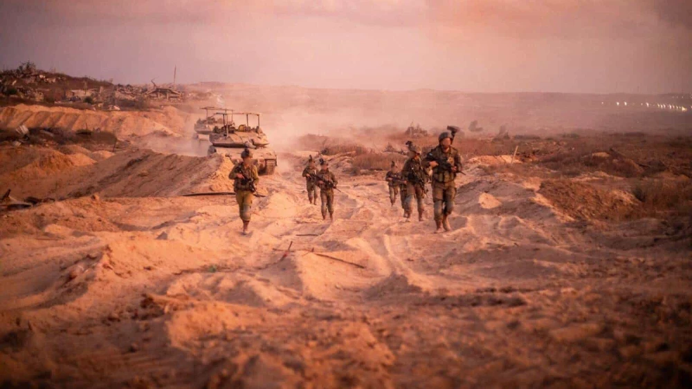 Troops of the Israel Defense Forces' 99th Division operate in the Gaza Strip, July 1, 2025. Credit: IDF.