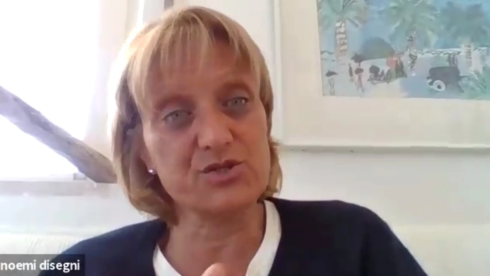 Noemi Di Segni, president of the Union of Italian Jewish Communities. Source: Screenshot.