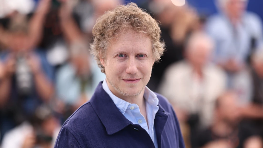 László Nemes pose during the "Moulin" photocall at the 79th annual Cannes Film Festival at Palais des Festivals on May 18, 2026 in Cannes, France. .Photo by Aurore Marechal/Getty Images.