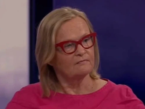 Susanne Dahlgren, director of the Finnish Institute in the Middle East, speaks during an interview with the "YLe" broadcaster in Helsinki. Source: Screenshot/YLe.