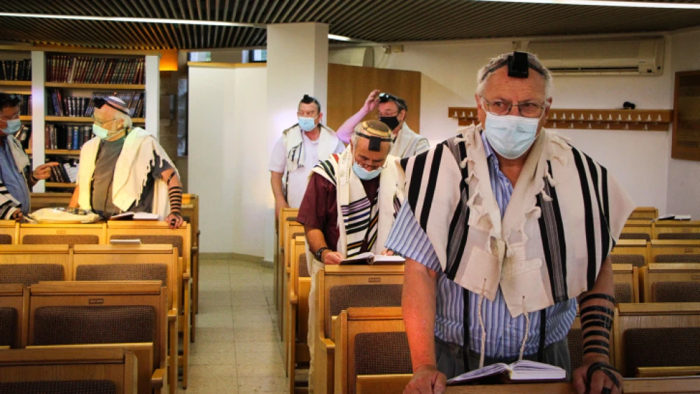 A synagogue in Efrat, Gush Etzion, June 27, 2021. Photo by Gershon Elinson/Flash90.