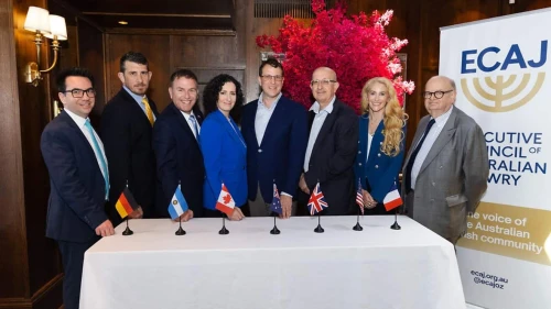 Global Jewish leaders concluded the J7 Task Force’s first summit in Sydney, held Dec. 3–8, 2025, standing with Australia’s Jewish community amid record antisemitism and urging governments worldwide to act against anti-Jewish hate. Credit: ADL.