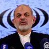Then-Iranian Interior Minister Ahmad Vahidi speaks during a press conference in Tehran on March 4, 2024. (Photo by Atta Kenare/AFP via Getty Images.