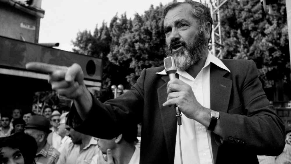 Rabbi Meir Kahana. 1985. Photo by Moshe Shai/Flash90.
