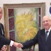 Israeli President Reuven Rivlin and Montenegro President Milo Đukanović. Credit: Mark Neiman/GPO.