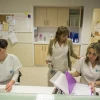 Nurses at the Hadassah Ein Kerem Hospital in Jerusalem on Feb. 19, 2014. Photo by Yonatan Sindel/Flash90.