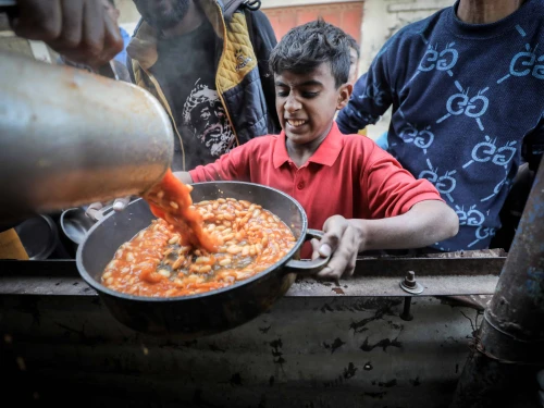 Palestinians in Gaza