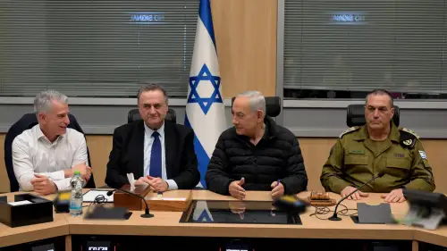 Netanyahu Kirya meeting