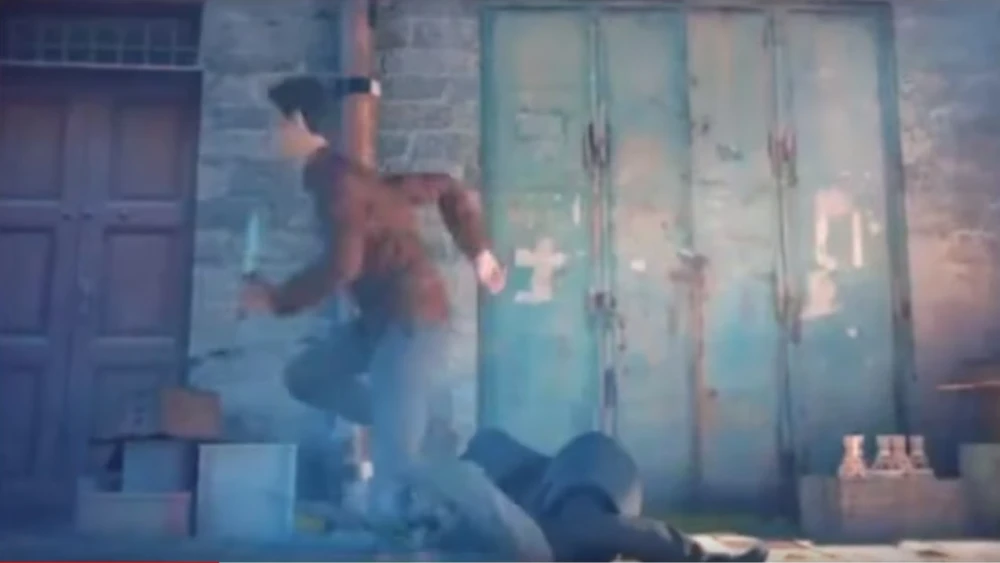 An animated video that glorifies Palestinian terror and features four real-life deadly attacks against Israelis was removed by TikTok. Source: Screenshot via Palestinian Media Watch.