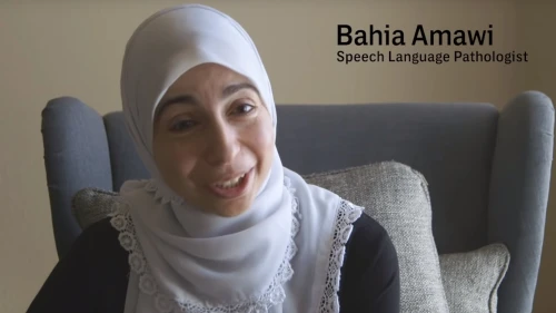 Bahia Amawi, a specialist who has worked for the Pflugerville Independent School District since 2009 as an independent contractor, was fired for refusing to endorse an anti-BDS law in Texas. Credit: Screenshot via The Intercept.