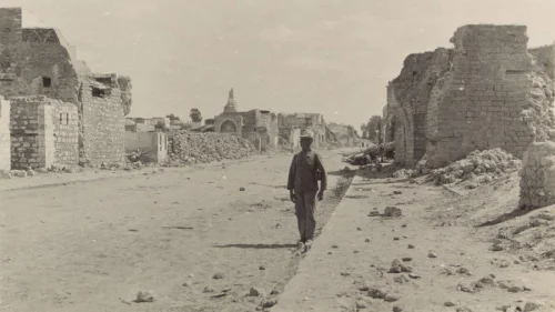 Gaza was demolished in World War I. Source: U.S. Library of Congress.