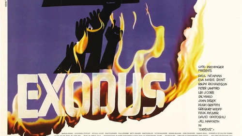Click photo to download. Caption: A poster for the 1960 movie "Exodus." Credit: Courtesy of Ivan/doctormacro.com.