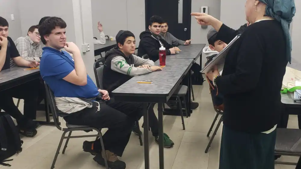 Driver’s ed course at Yachad's Marylin and Sheldon David IVDU Boys Upper School in Brooklyn