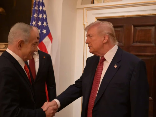 U.S. President Donald Trump meets with Israeli Prime Minister Benjamin Netanyahu at the White House, Feb. 11, 2026. Photo: Israeli Prime Minister's Office