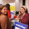 Participants at Nefesh B'Nefesh Here Next Year Fair. Photo by Rebecca Zwiren.