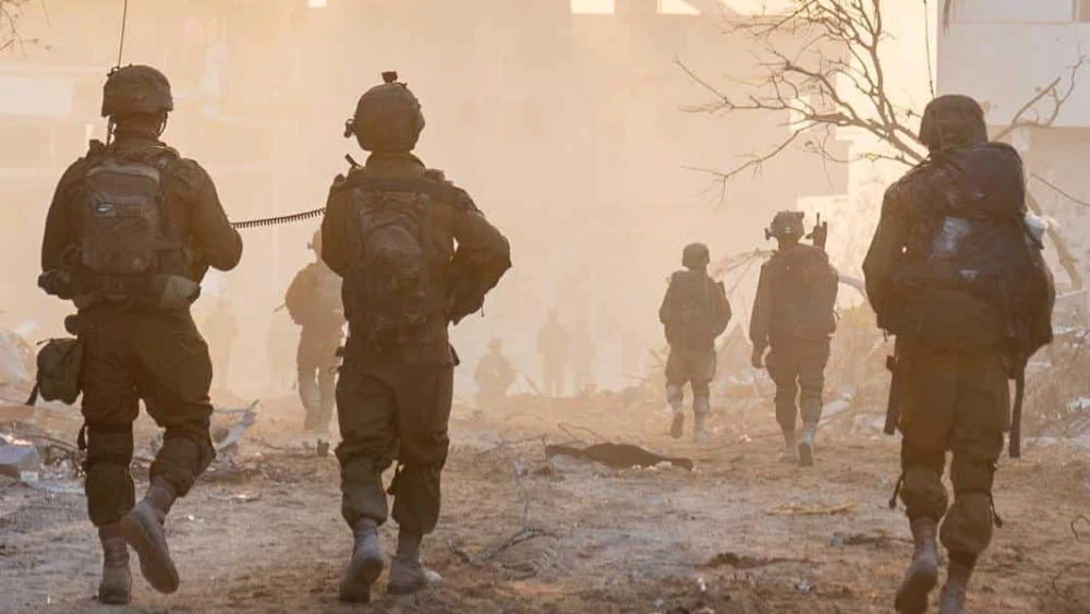 Israeli troops operating in the Hamas-ruled Gaza Strip, Nov. 21, 2023. Credit: IDF.