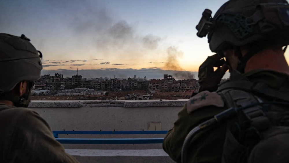 Israeli troops operating in the Hamas-ruled Gaza Strip, Nov. 22, 2023. Credit: IDF.