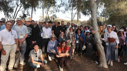 Chabad led the largest solidarity mission to Israel since the Hamas terrorist attacks in southern Israel on Oct. 7, April 2024. Credit: Courtesy.
