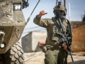 Israeli soldiers operate with their armored vehicles in the Samaria city of Jenin, March 4, 2025. Photo by Nasser Ishtayeh/Flash90.