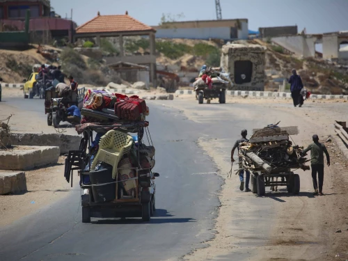 Gazans Flee