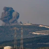 Smoke rises during an exchange of fire between the IDF and Hezbollah on the Lebanese border, Dec. 18, 2023. Photo by Ayal Margolin/Flash90.