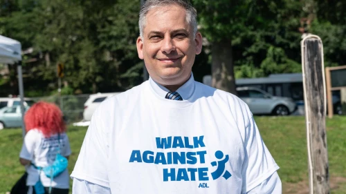 Acting Consul General of Israel attends the Anti-Defamation League's annual “Walk Against Hate” in Van Cortland Park in New York on Aug. 20, 2023. Credit: Lev Radin/Shutterstock.