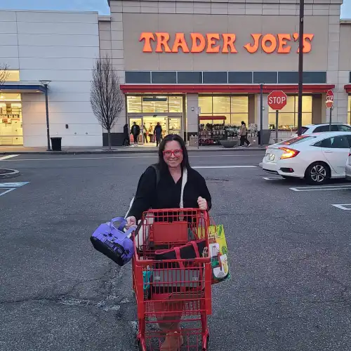 Shelley Atlas Serber, creator of the Kosher Trader Joe’s group on Facebook and of a guide to kosher-for-Passover products at Trader Joe's. Credit: Courtesy.