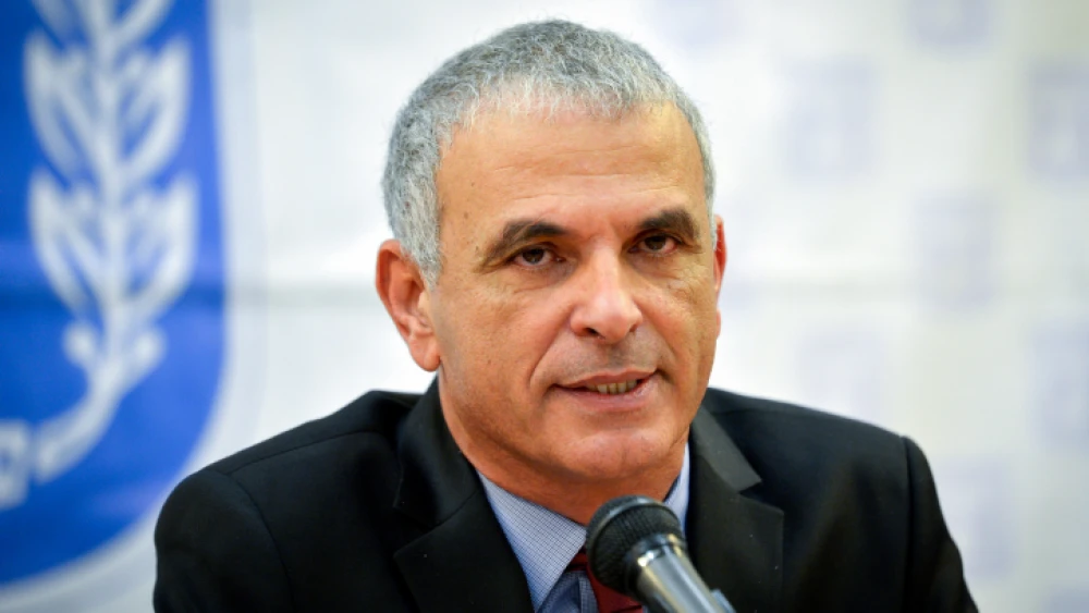 Israeli Finance Minister Moshe Kahlon speaks during a press conference at the Ministry of Finance in Tel Aviv on Jan. 4, 2018. Photo by Flash90
