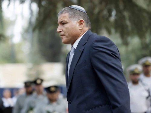 Israel Security Agency (Shin Bet) chief David Zini on Nov. 3, 2025. Photo by Moshe Shai/Flash90.