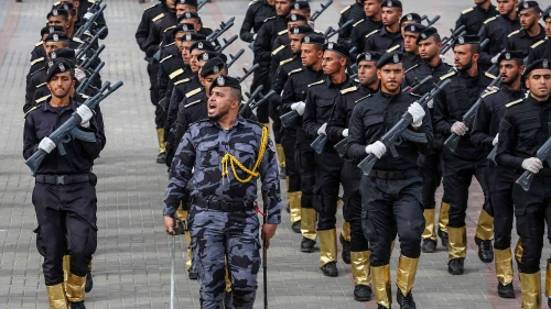 Hamas Security Forces in Gaza