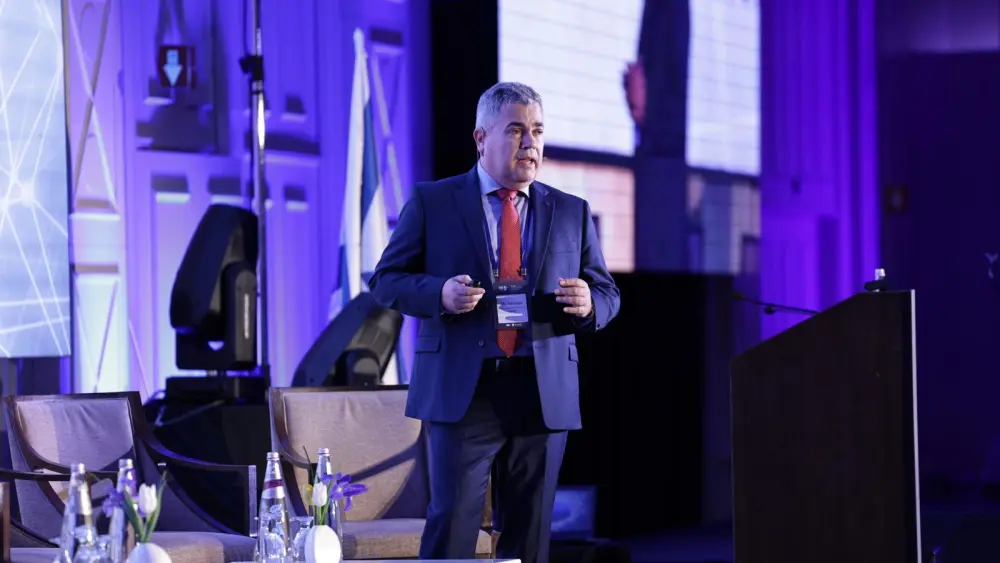 Tal Inbar recaps 2022's accomplishments in space. Photo by Ronen Horesh/GPO.