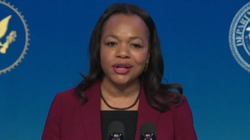 Kristen Clarke, President-Elect Joe Biden's choice for Assistant Attorney General for Civil Rights. Source: Screenshot.